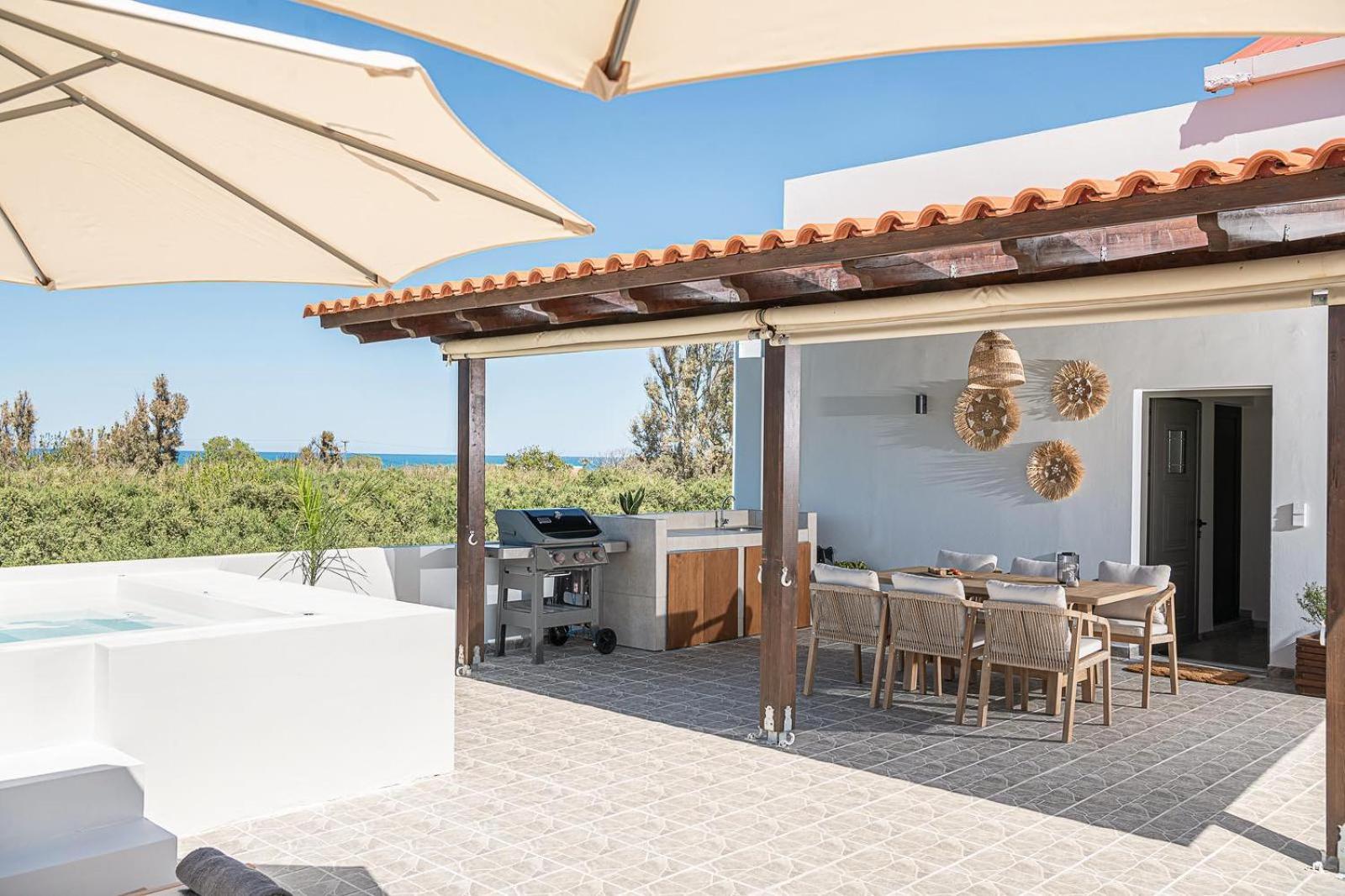 Sol Luxury Apartment - Close To The Beach With A Private Mini Pool Khania Eksteriør bilde