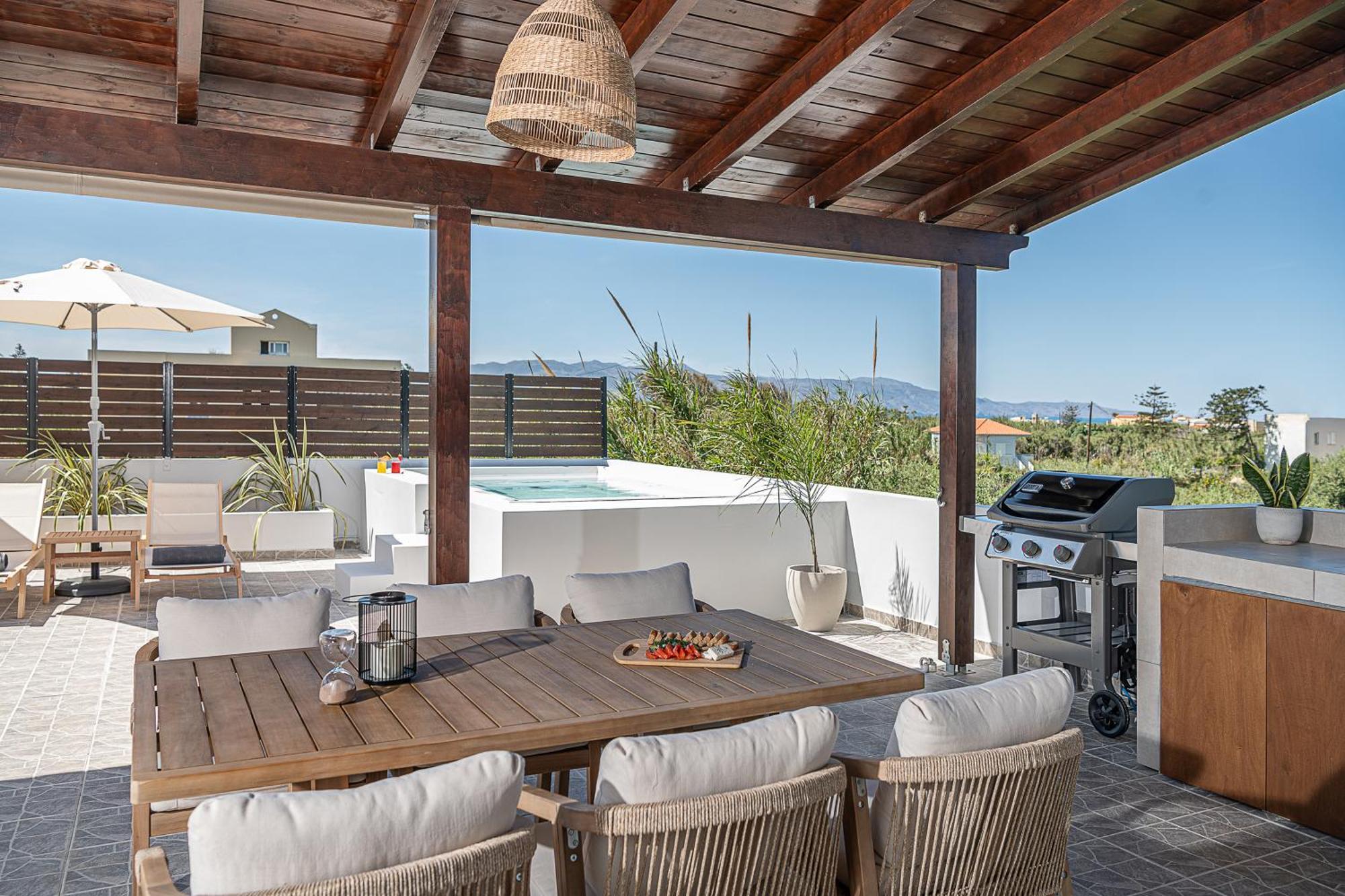Sol Luxury Apartment - Close To The Beach With A Private Mini Pool Khania Eksteriør bilde