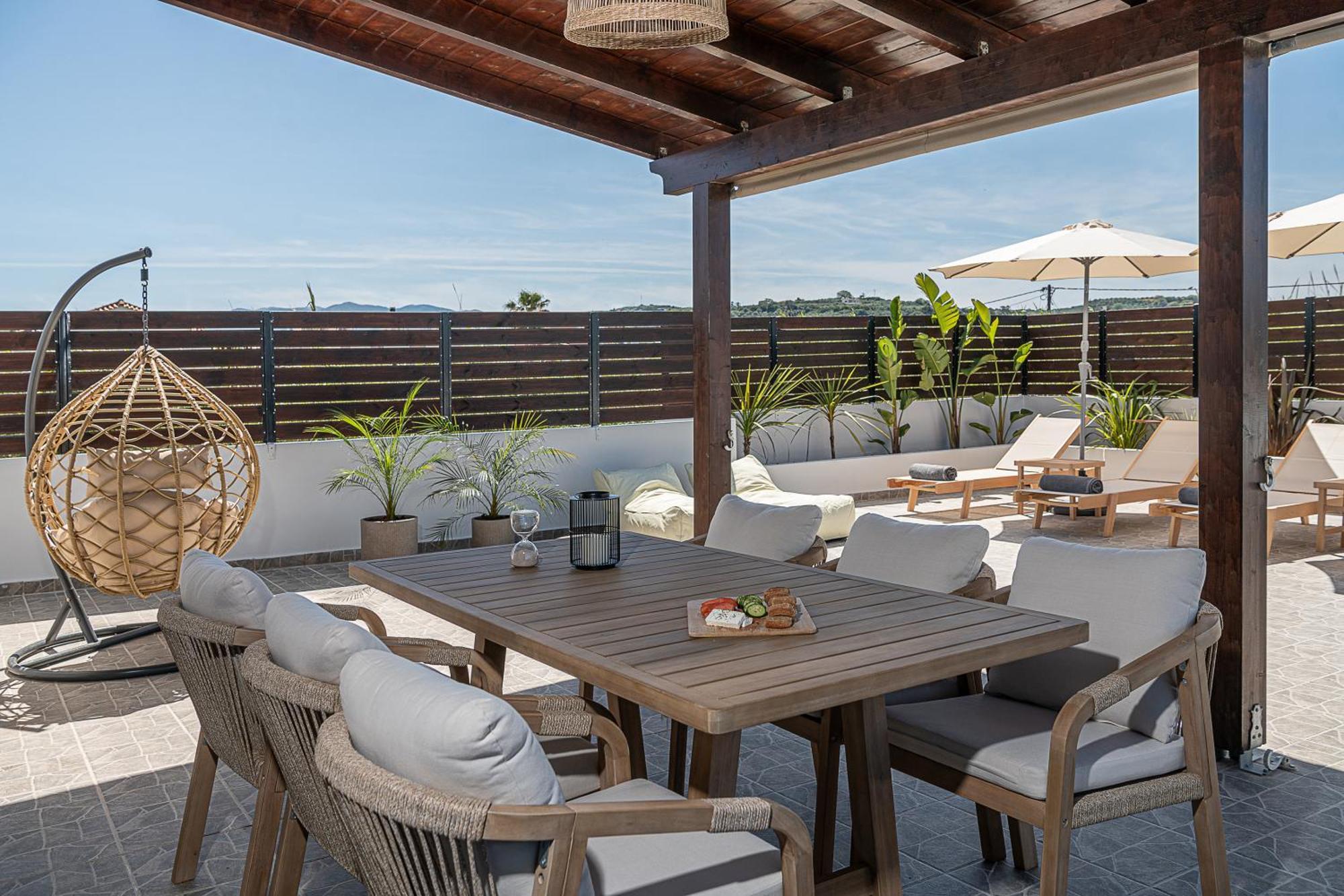 Sol Luxury Apartment - Close To The Beach With A Private Mini Pool Khania Eksteriør bilde