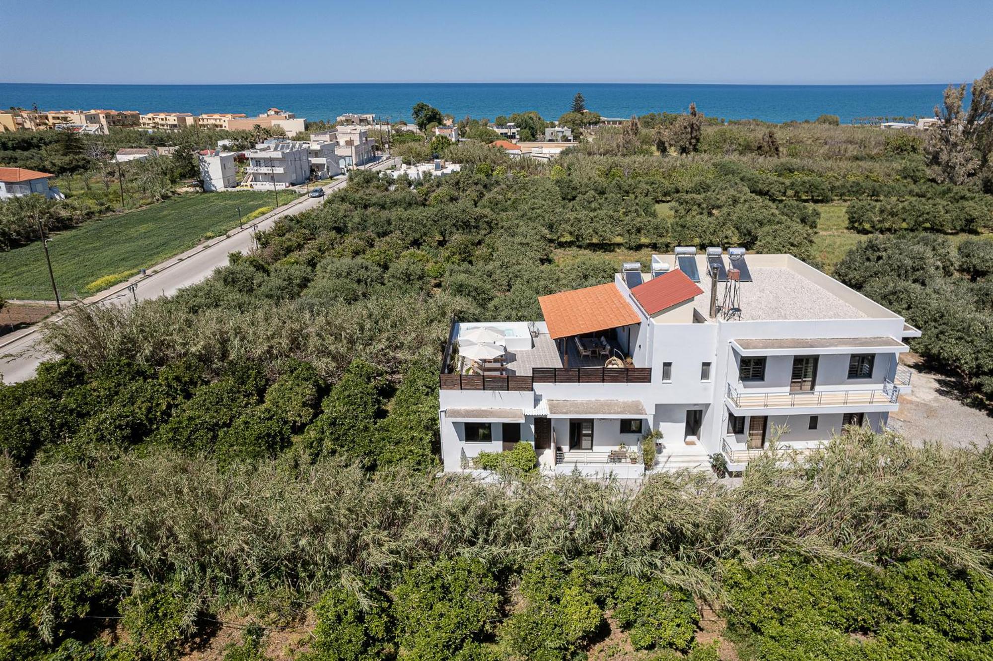 Sol Luxury Apartment - Close To The Beach With A Private Mini Pool Khania Eksteriør bilde